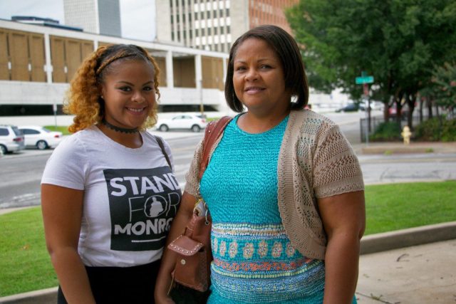 Kiera Bird, left, and Zondra Magness. DYLAN GOFORTH/The Frontier